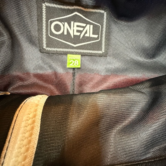O'NEAL Element Warhawk Pants Red Blue Dirt Bike Motorcycle Youth Size 28 - Picture 12 of 16